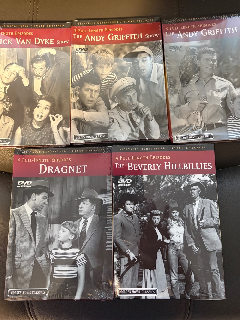 DVD Box Set Collection - Red Covers